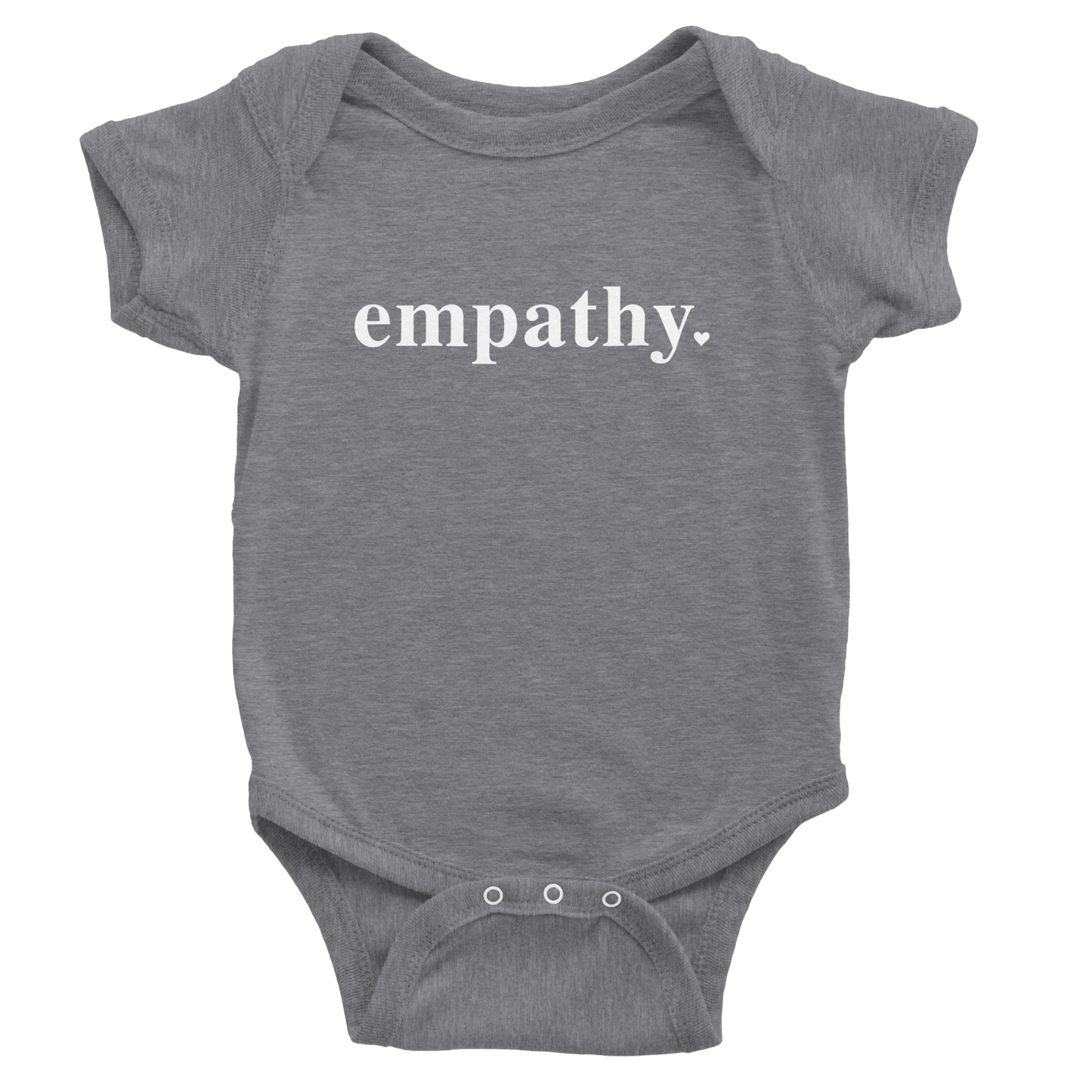 gray empathy onesie