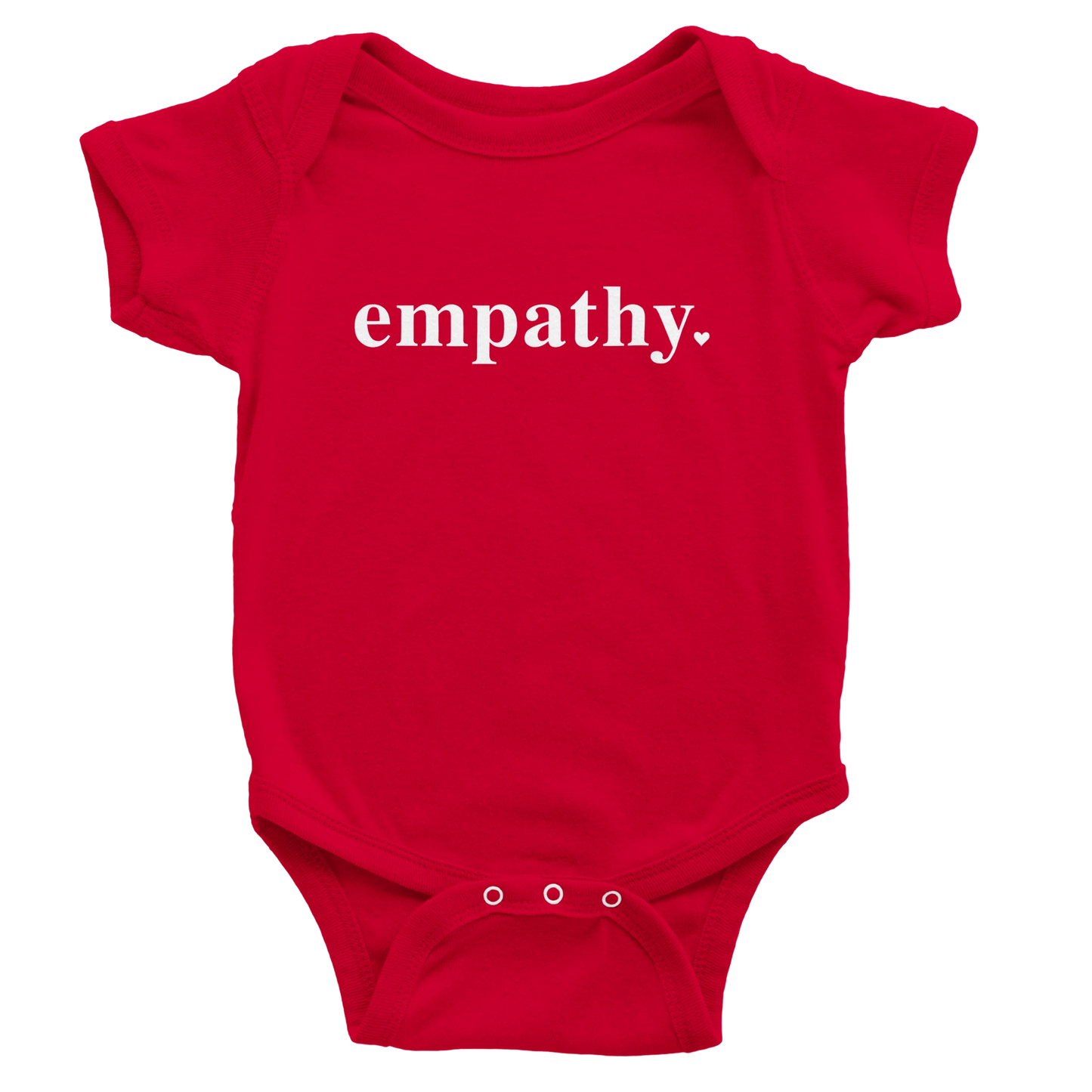 red empathy onesie