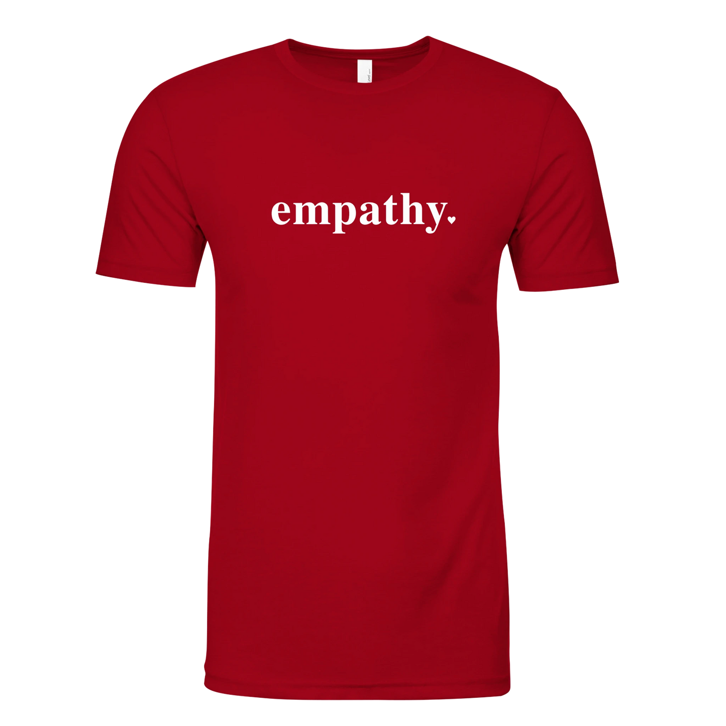 Red empathy T-shirt