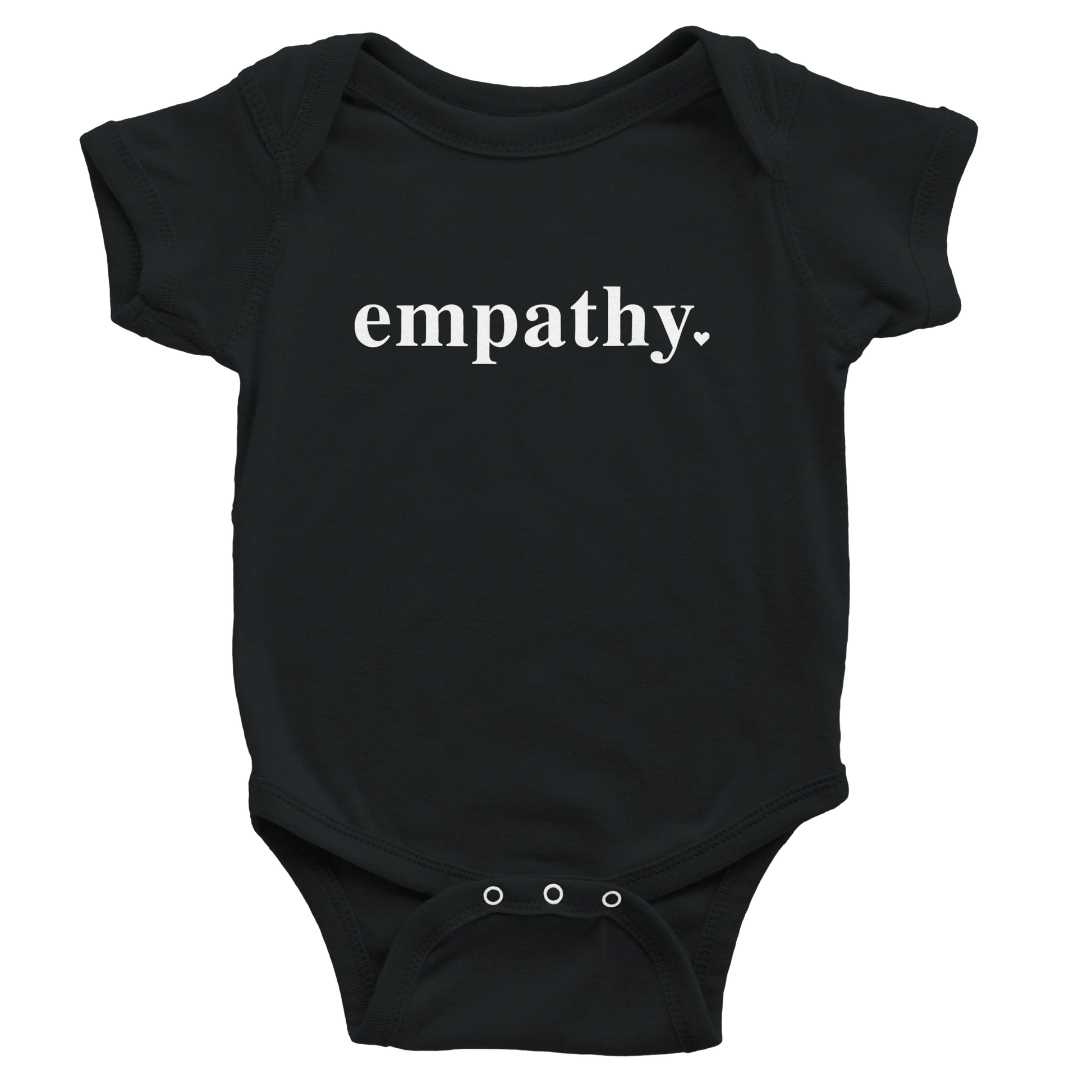 black empathy onesie