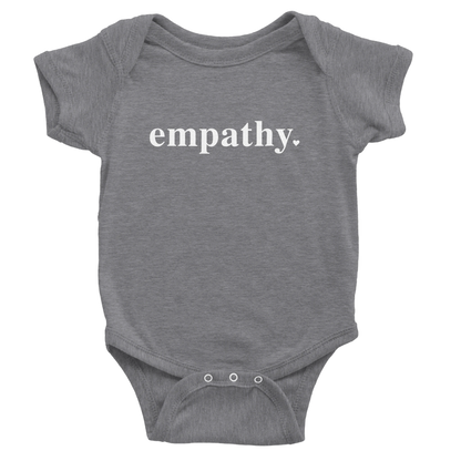 gray empathy onesie