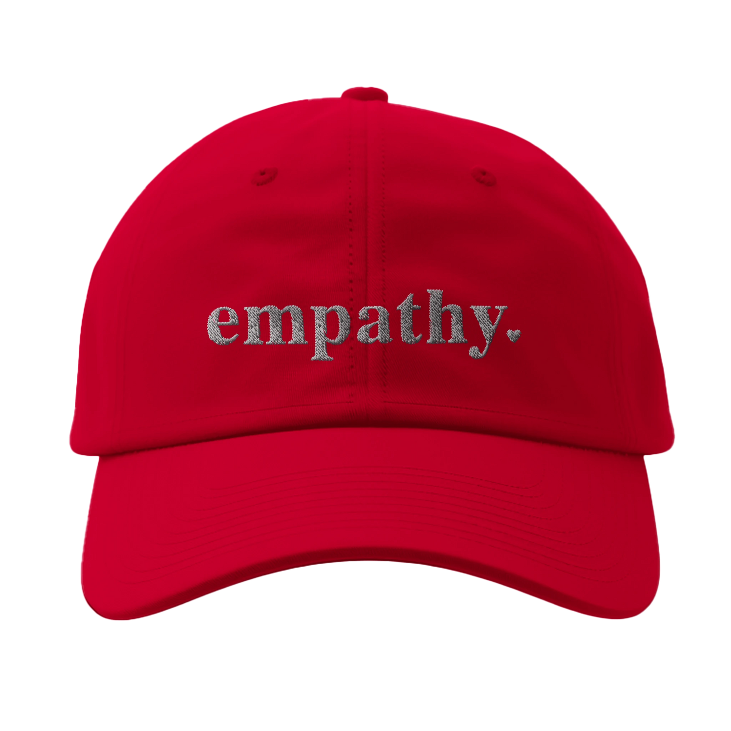 Red empathy hat