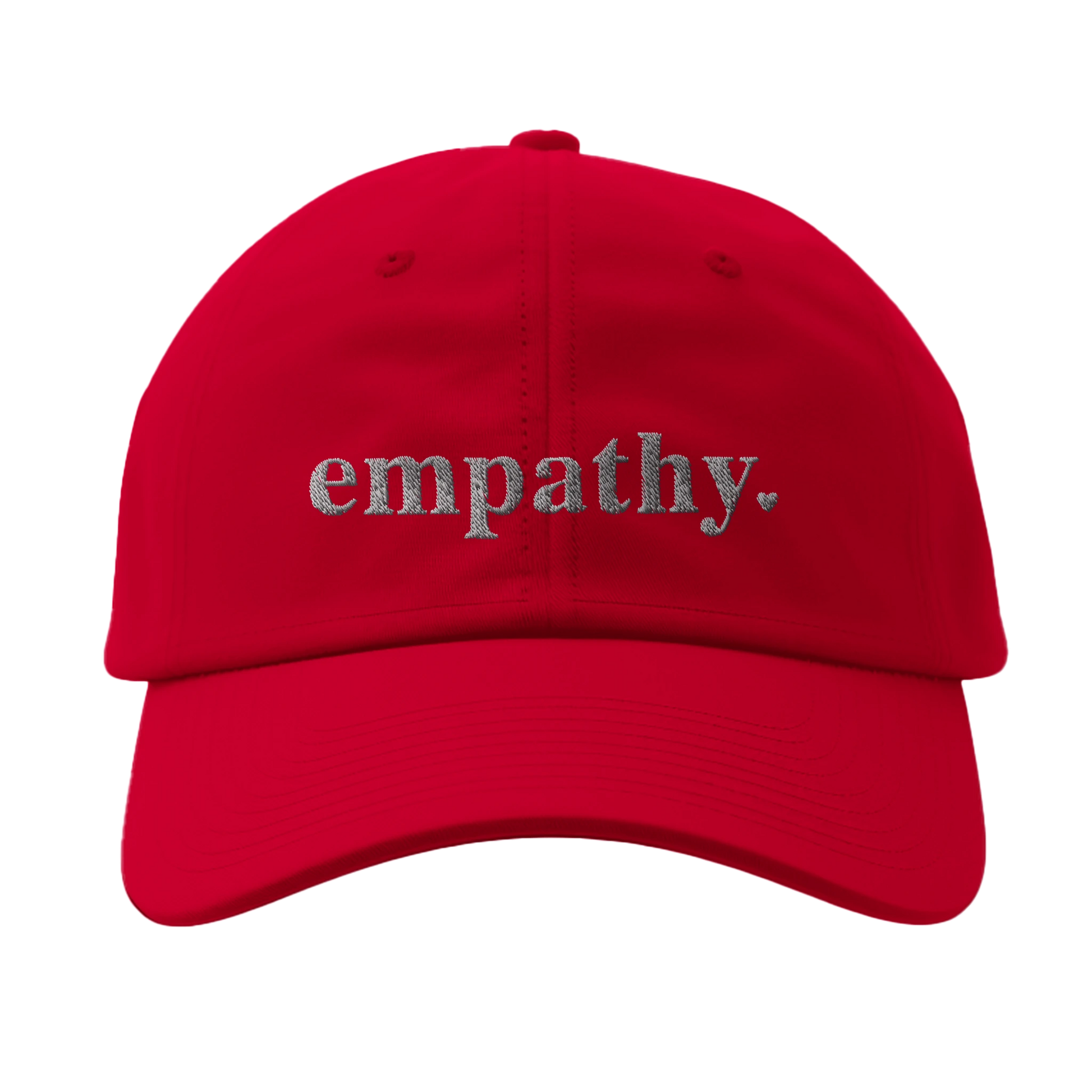 Red empathy hat