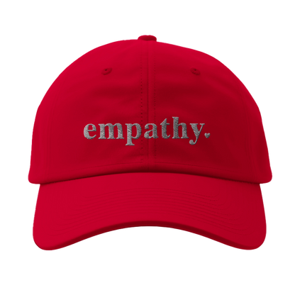 Red empathy hat