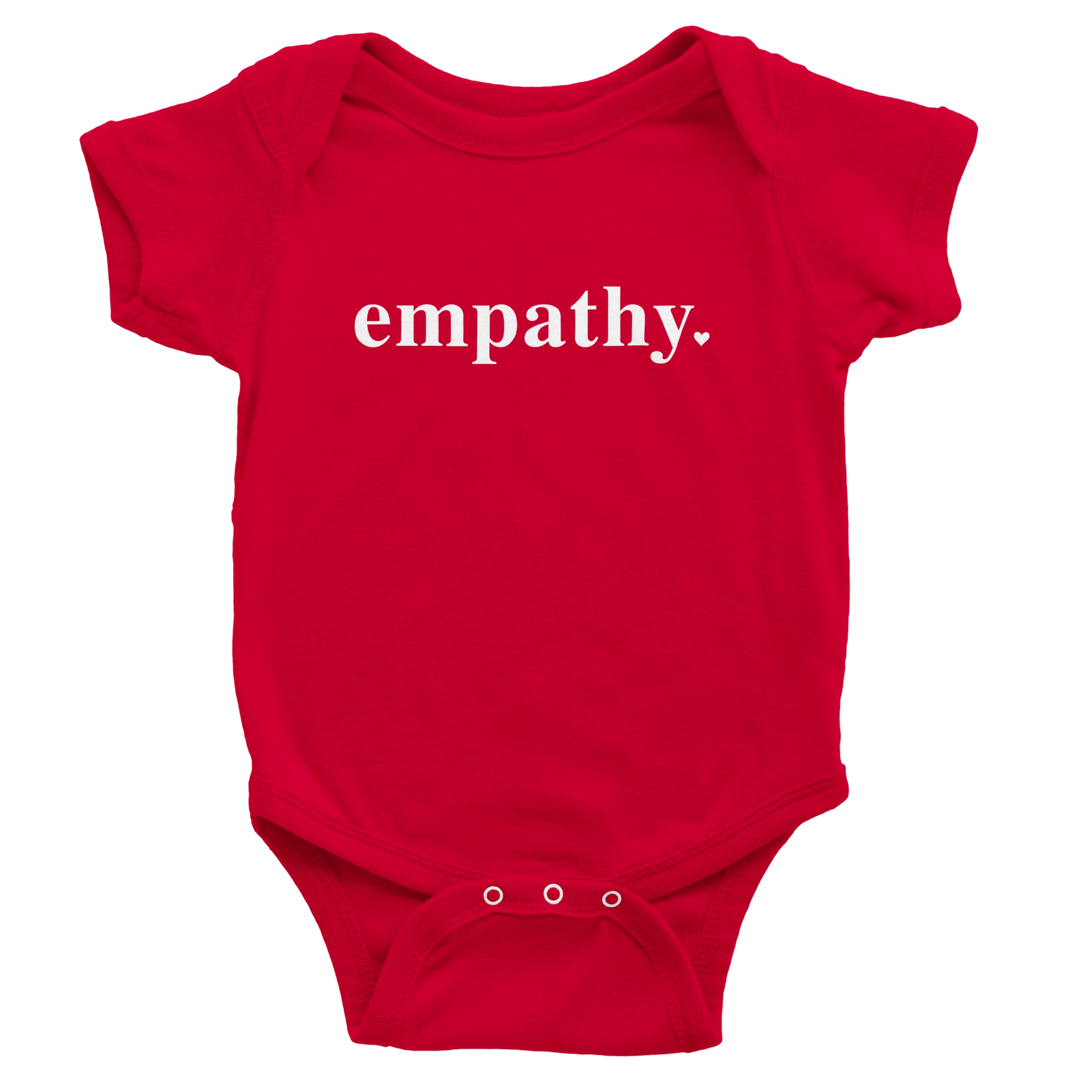 red empathy onesie