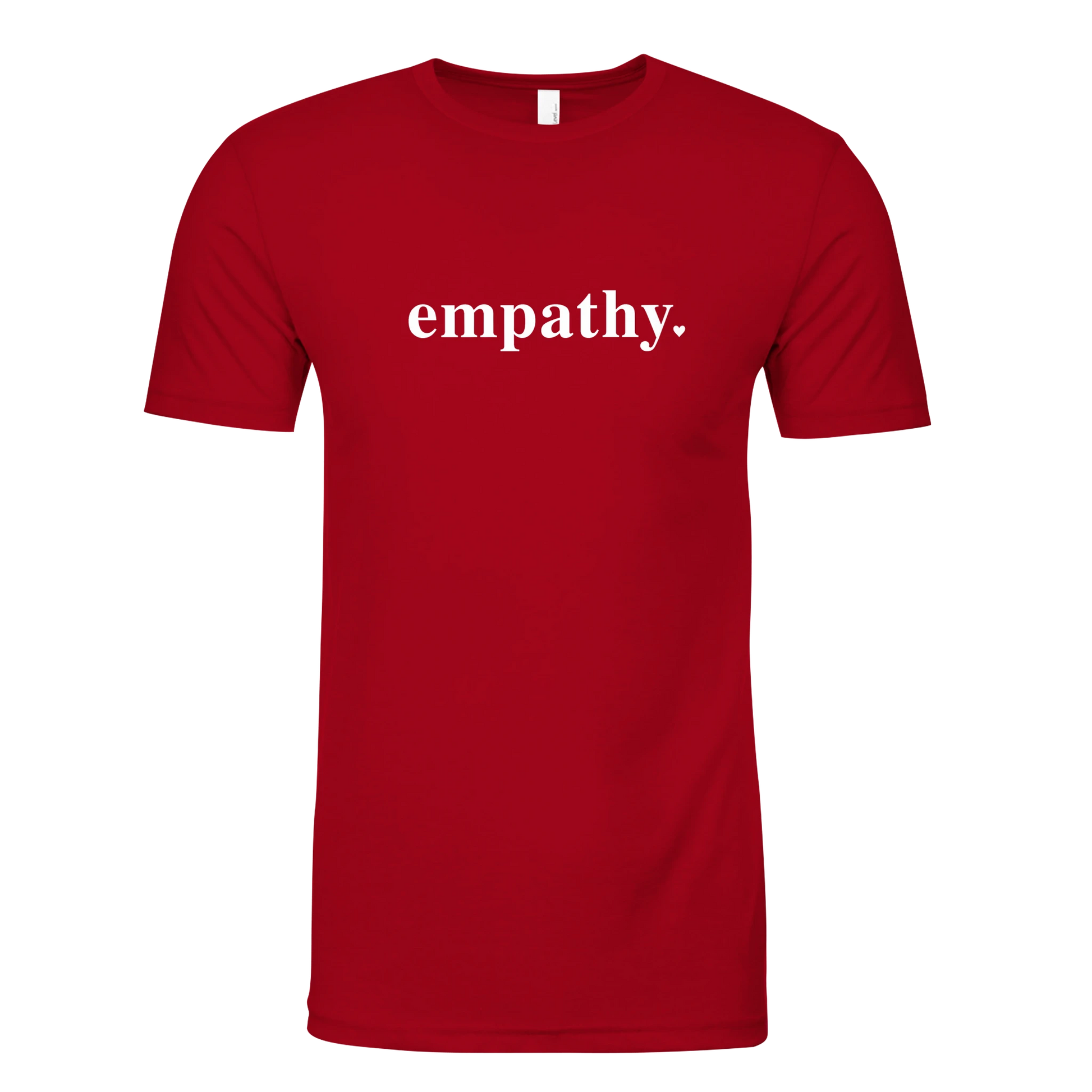 Red empathy T-shirt