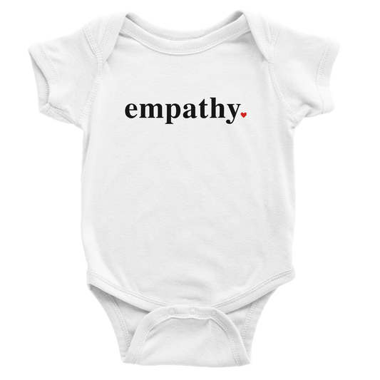 white empathy onesie